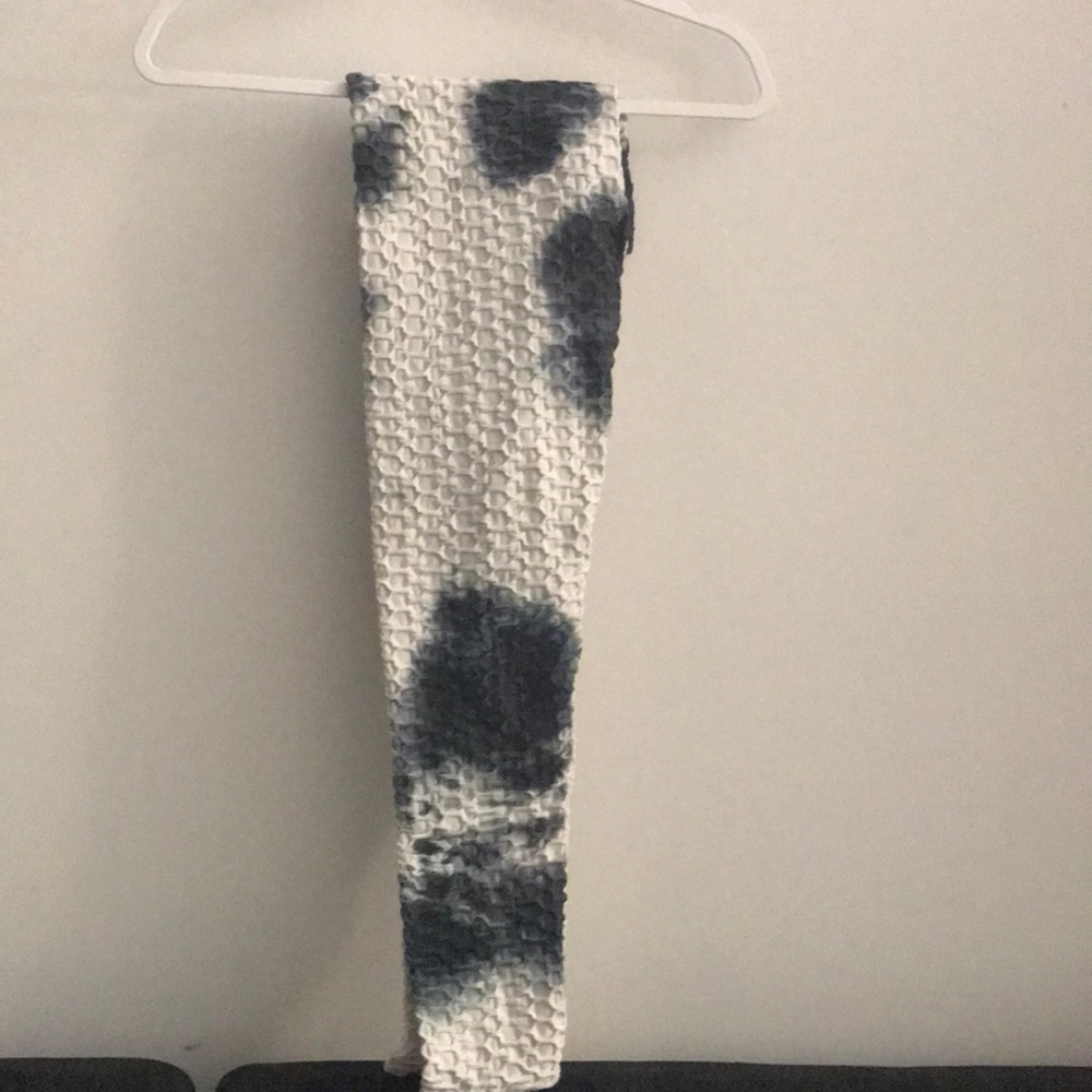 Scrunched tik tok leggings multi color
